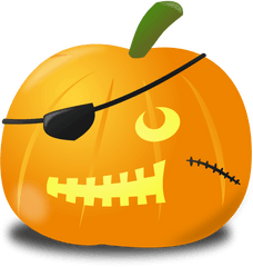 Spooky Clipart Evil Pumpkin Transparent - Sad Jack O Lantern Png