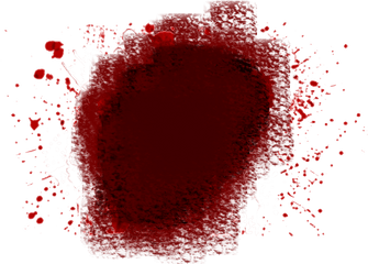 Transparent Clipart Blood - Realistic Blood Splatter Transparent Png