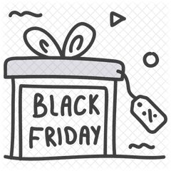 Black Friday Icon - Clip Art Png