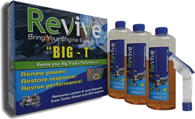 Big - T Diesel Starter Kit U2014 Revive Turbo Cleaner Bottle Png