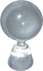 Download Mcentury Modern Murano Glass Crystal Ball - Crystal Ball Png