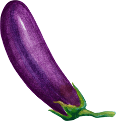 Cartoon - Cartoon Eggplant Png