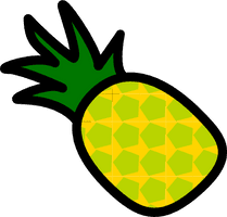 Realistic Looking Pineapple Clip Art - Free PNG