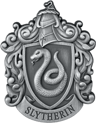 Slytherin Metal Crest Magnet - Slytherin Necklace Png