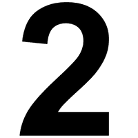 2 Number PNG Image High Quality