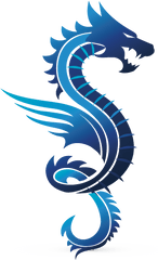 Dragon Tattoo - Logo Blue Dragon Png