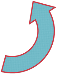 Curve Arrow Png - Curved Arrow Clipart Crescent 58684 Vertical