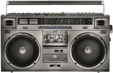 Jvc Boombox Transparent Png - Boom Box Transparent