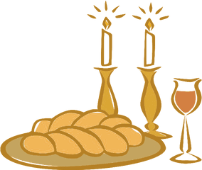 Shabbat Clipart Png Transparent - Shabbat Candles Png