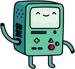 Adventure Time Bmo Waving Png Image - Adventure Time Bmo Drawing