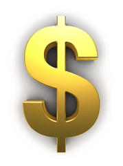 Wealth Png - Gold Dollar Sign