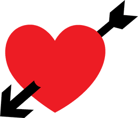 Heart Arrow Png With Transparent Background - Pacific Islands Club Guam