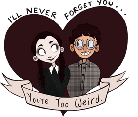 30 Best Addams Family Wednesday X Joel - Cartoon The Addams Family Drawings Png