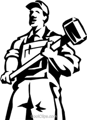 Man With Sledgehammer Png Free - Homem Com Marreta