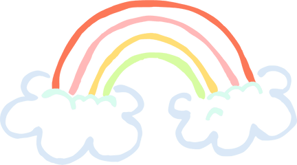 Kim Cliparts - Cloud Rainbow Clipart Png Transparent Png Clouds And Rainbows Png