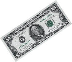 United Money Bill Dollar One States Hundred-Dollar - Free PNG