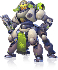 Orisa Happy Transparent Png Clipart - All Female Overwatch Heroes