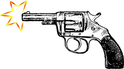 Download Clipart Gun Shooting - Gun Bang Clipart Full Size Gun Shooting Clipart Png