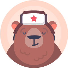 Bear Animal Avatar Russian Icon - Russian Avatar Png