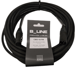 Micline Premade Xlr Cable Black - Gold Xlr Transparent Portable Png