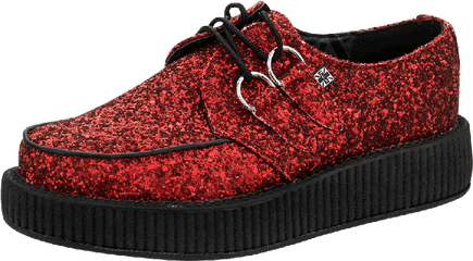 Red Glitter Png - Red Glitter Viva Low Sole Creepers Skate Ruby Red Glitter Creepers