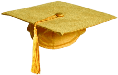 Picture - Yellow Graduation Cap Png