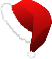 Santa Hat Png Transparent Background - Transparent Background Cartoon Santa Hat Png