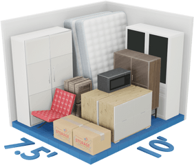 Storage Rentals Of America Affordable Self Units - Cardboard Box Png