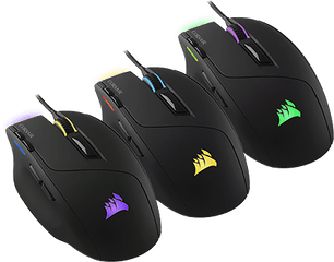 Corsair Sabre Rgb Led Usb Optical - Mouse Png