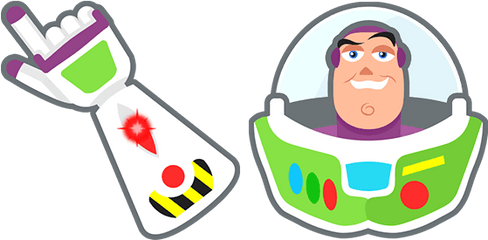 Toy Story Buzz Lightyear Cursor - Clip Art Png