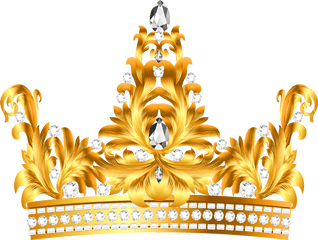 Princess Crown Gold - Crown Clipart Transparent Background Png