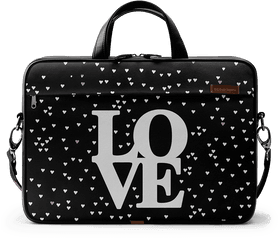 Dailyobjects Love Hearts City Compact Messenger Bag For Up - Leather Duffle Bag Stripes Png