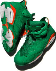 Download Air Jordan 6 U201cgatoradeu201d - Air Jordan 6 Nrg Gatorade Air Jordan 6 Gatorade Green Png