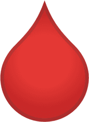 Drop Of Blood Emoji - Leukemia Lymphoma Society Png