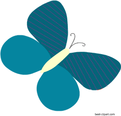 Free Cute Butterfly Clip Art Graphics - Insect Png