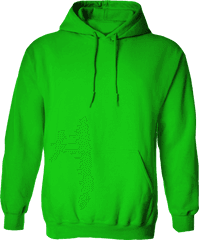 Download Black Hoodie Jacket Without Zipper - Green Jacket Hoodie Jacket Green Png