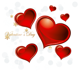 Valentines Hearts Png Pinterest - Valentines Day Hearts Clipart