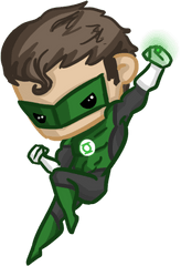 Lego Clipart Green Lantern - Green Lantern Cartoon Cute Png