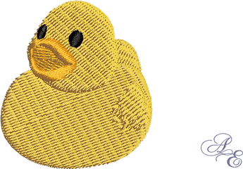 Art Of Embroidery - Rubber Ducky Machine Embroidery Designs Duck Png