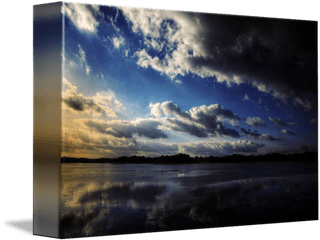 Dark Clouds In A Perfect Sky By Jordanka Balkanska - Reflection Png