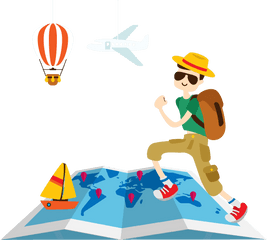 Travel Hd Png Vector Clipart Psd - Traveling Clipart Png