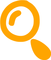 Orange Search Icon - Orange Search Logo Png