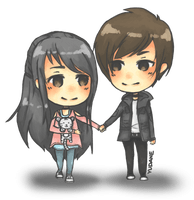 Couple Love Anime Free Clipart HQ - Free PNG