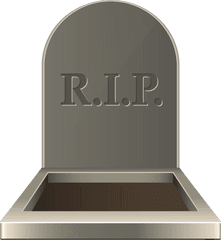 Halloween Rip Tombstone Transparent - Clip Art Png