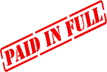 Paid In Full Stamp Png - Tuition Fees