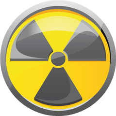 Radioactive Symbol Sticker - Radioactive Sign Png