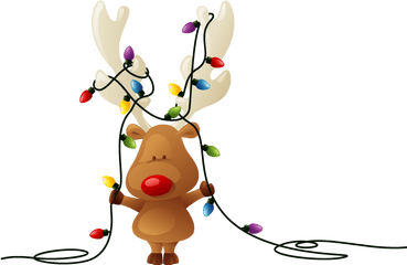 Christmas Lights Clipart Transparent Background - Christmas Png