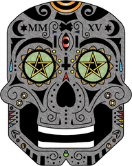 Skull Headgear Calavera Png Clipart - Portable Network Graphics