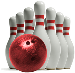 Bowling Ball Transparent Image Png Arts - Bowling Pins