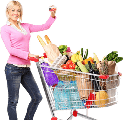 Supermarket Shopping Trolley Png - Super Market Trolly Png